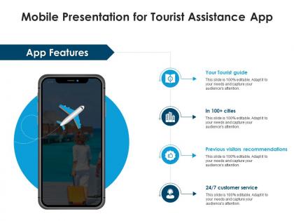Mobile presentation for tourist assistance app