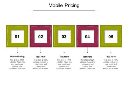 Mobile pricing ppt powerpoint presentation icon design templates cpb