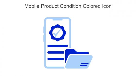 Mobile Product Condition Colored Icon In Powerpoint Pptx Png And Editable Eps Format