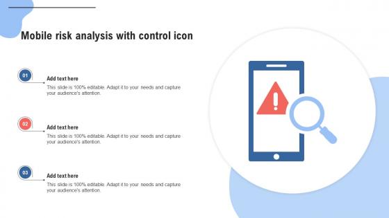 Mobile Risk Analysis With Control Icon