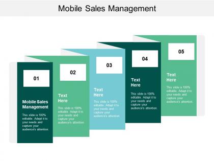 Mobile sales management ppt powerpoint presentation diagram lists cpb