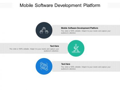 Mobile software development platform ppt powerpoint presentation show sample cpb