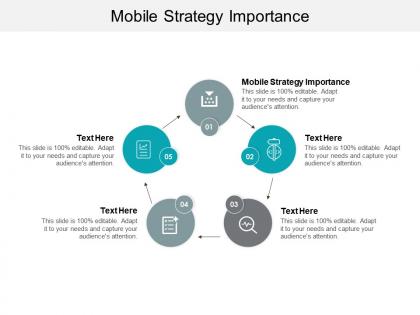 Mobile strategy importance ppt powerpoint presentation portfolio influencers cpb
