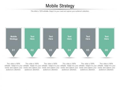 Mobile strategy ppt powerpoint presentation gallery graphic tips cpb