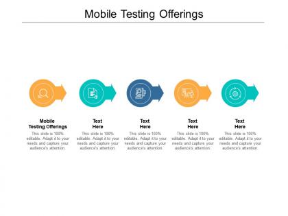 Mobile testing offerings ppt powerpoint presentation styles slides cpb