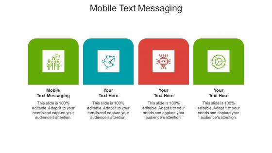 Mobile text messaging ppt powerpoint presentation icon graphics design cpb