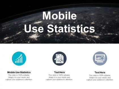 Mobile use statistics ppt powerpoint presentation gallery layouts cpb