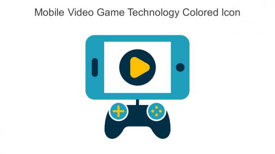 Mobile Video Game Technology Colored Icon In Powerpoint Pptx Png And Editable Eps Format