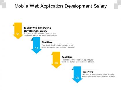 Mobile web application development salary ppt powerpoint presentation file rules cpb