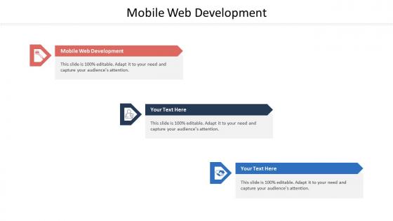 Mobile web development ppt powerpoint presentation layouts files cpb