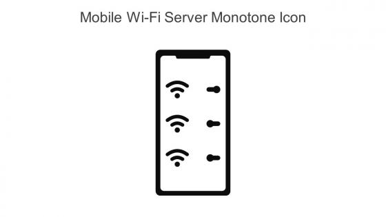 Mobile Wi Fi Server Monotone Icon In Powerpoint Pptx Png And Editable Eps Format