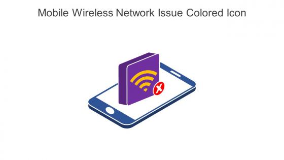 Mobile Wireless Network Issue Colored Icon In Powerpoint Pptx Png And Editable Eps Format
