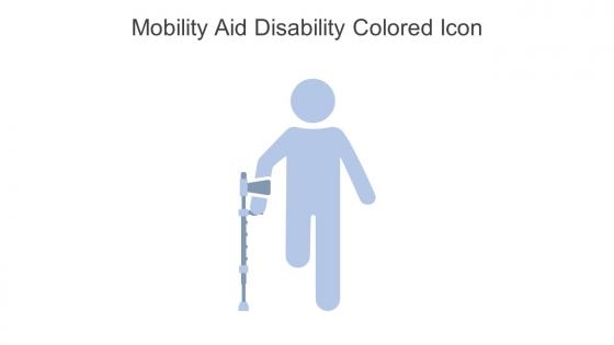 Mobility Aid Disability Colored Icon In Powerpoint Pptx Png And Editable Eps Format