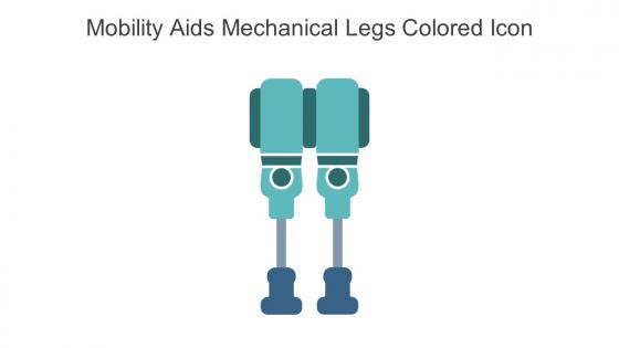 Mobility Aids Mechanical Legs Colored Icon In Powerpoint Pptx Png And Editable Eps Format