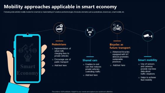 Mobility Approaches Applicable In Smart Economy IoT In Telecommunications Data IoT SS