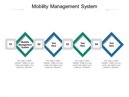 Mobility management system ppt powerpoint presentation pictures layouts cpb