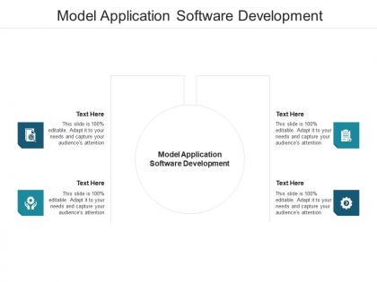 Model application software development ppt powerpoint presentation model example introduction cpb