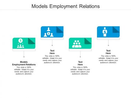 Models employment relations ppt powerpoint presentation inspiration icon cpb