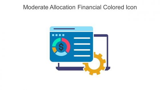Moderate Allocation Financial Colored Icon In Powerpoint Pptx Png And Editable Eps Format