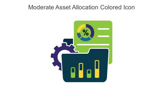 Moderate Asset Allocation Colored Icon In Powerpoint Pptx Png And Editable Eps Format