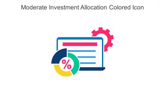 Moderate Investment Allocation Colored Icon In Powerpoint Pptx Png And Editable Eps Format