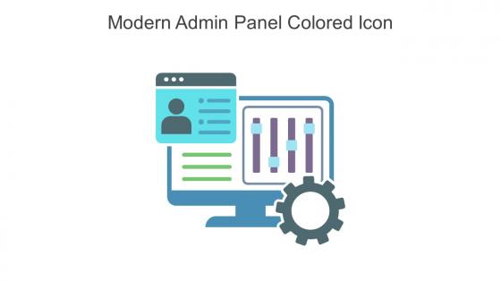 Modern Admin Panel Colored Icon In Powerpoint Pptx Png And Editable Eps Format