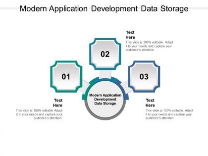 Modern application development data storage ppt powerpoint presentation portfolio cpb