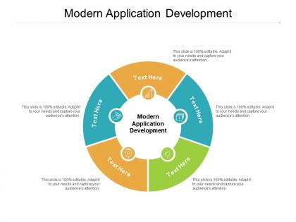 Modern application development ppt powerpoint presentation slides professional cpb