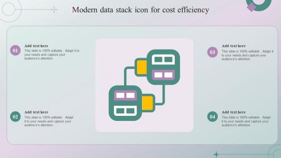 Modern Data Stack Icon For Cost Efficiency