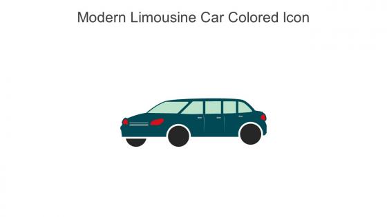 Modern Limousine Car Colored Icon In Powerpoint Pptx Png And Editable Eps Format