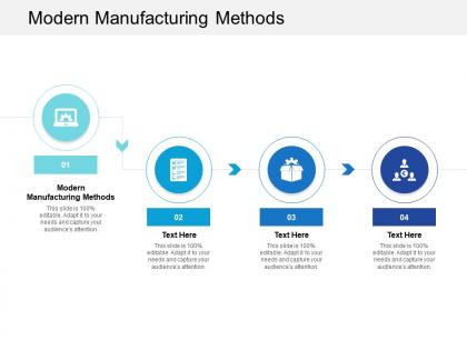 Modern manufacturing methods ppt powerpoint presentation layouts graphics cpb