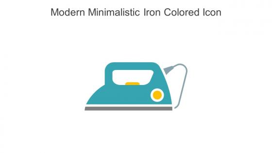 Modern Minimalistic Iron Colored Icon In Powerpoint Pptx Png And Editable Eps Format