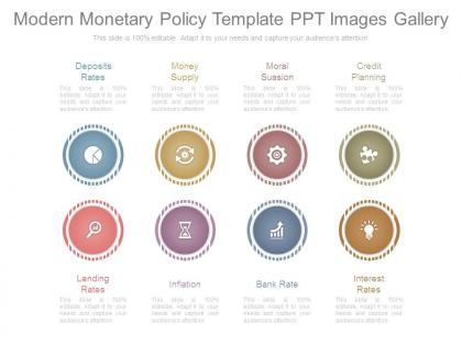 Modern monetary policy template ppt images gallery