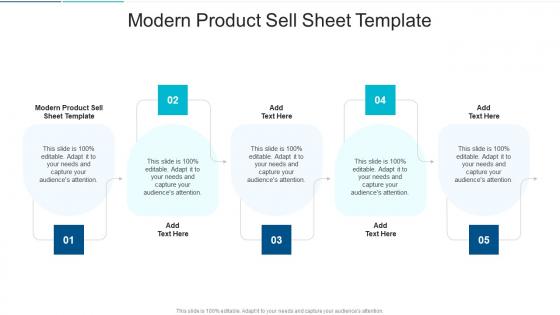 Modern Product Sell Sheet Template In Powerpoint And Google Slides Cpb