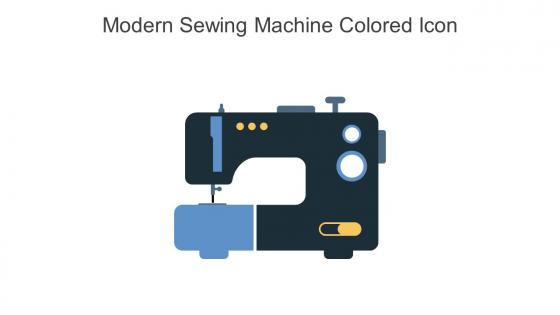 Modern Sewing Machine Colored Icon In Powerpoint Pptx Png And Editable Eps Format