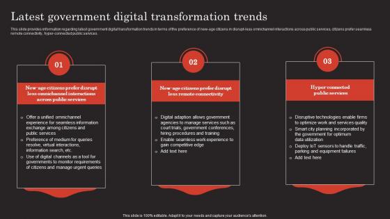 Modern Technology Stack Playbook Latest Government Digital Transformation Trends