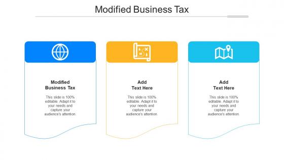 Modified Business Tax Ppt Powerpoint Presentation Infographics Templates Cpb