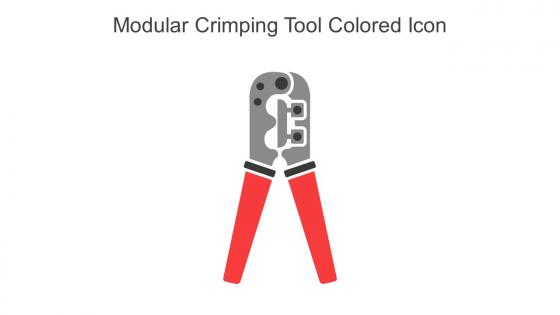 Modular Crimping Tool Colored Icon In Powerpoint Pptx Png And Editable Eps Format