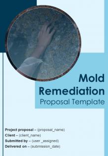 Mold Remediation Proposal Template Report Sample Example Document