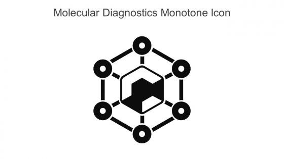 Molecular Diagnostics Monotone Icon In Powerpoint Pptx Png And Editable Eps Format