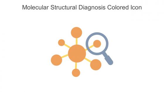 Molecular Structural Diagnosis Colored Icon In Powerpoint Pptx Png And Editable Eps Format