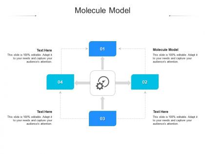 Molecule model ppt powerpoint presentation show example topics cpb