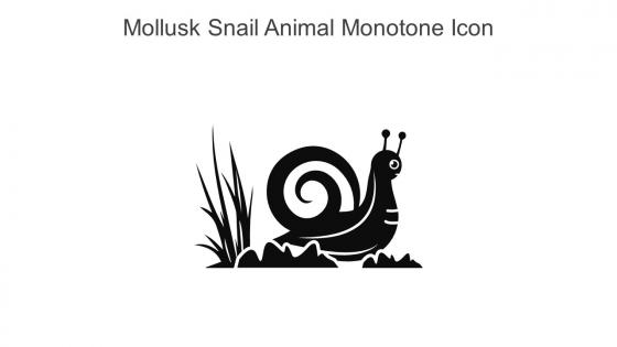Mollusk Snail Animal Monotone Icon In Powerpoint Pptx Png And Editable Eps Format