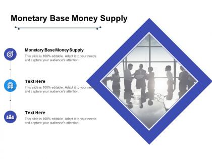 Monetary base money supply ppt powerpoint presentation file design ideas cpb