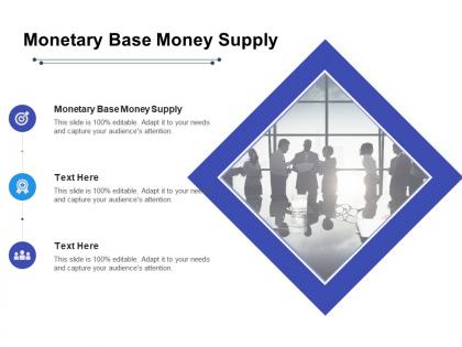Monetary base money supply ppt powerpoint presentation file shapes cpb