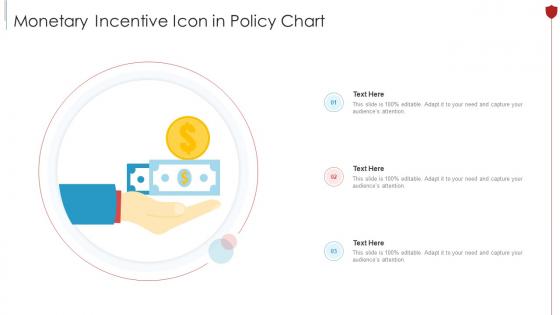 Monetary Incentive Icon In Policy Chart