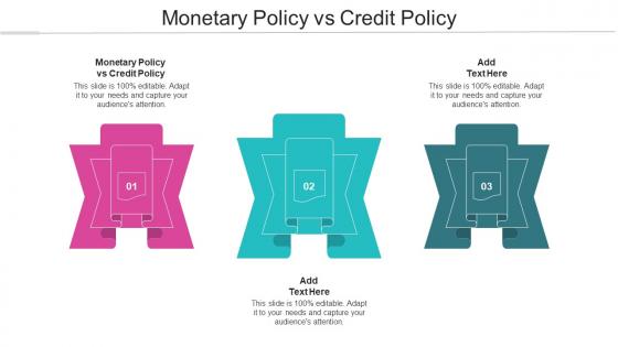Monetary Policy Vs Credit Policy Ppt Powerpoint Presentation Pictures Vector Cpb