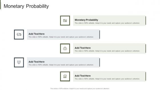 Monetary Probability In Powerpoint And Google Slides Cpb