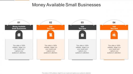 Money Available Small Businesses In Powerpoint And Google Slides Cpb