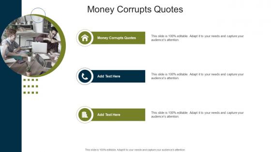 Money Corrupts Quotes In Powerpoint And Google Slides Cpb